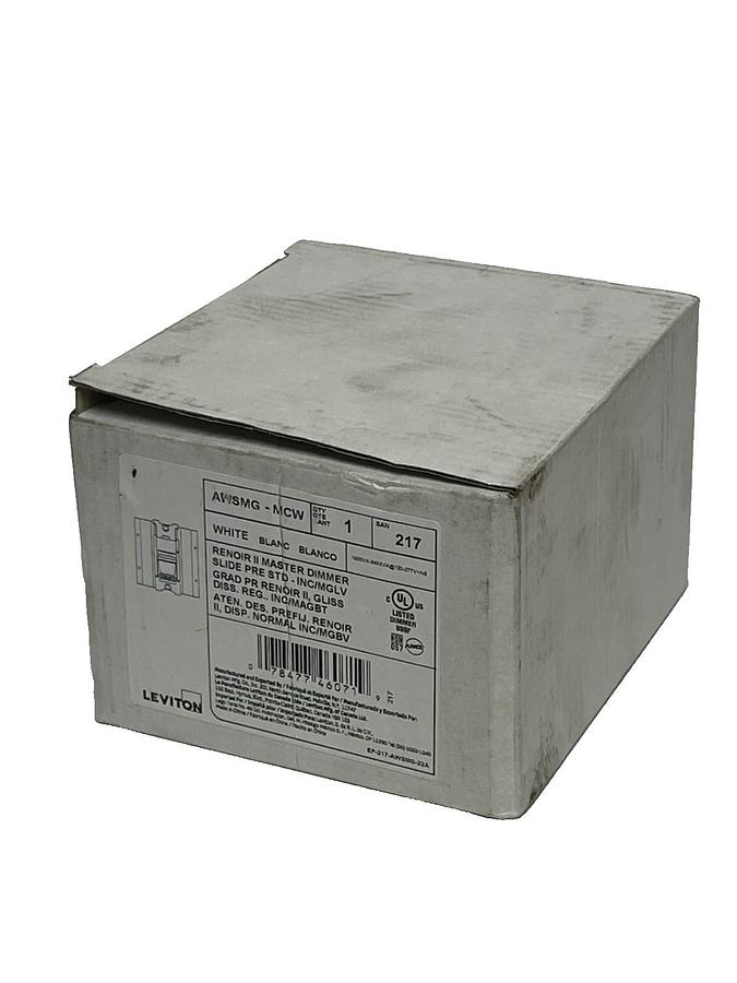 LEVITON AWSMG-MCW Renoir II Master Dimmer | White | 120/277V | NSMP