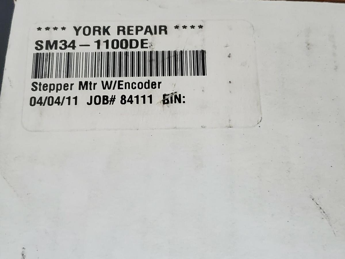 Used ADVANCED MICRO CONTROLS SM34-1100DE STEPPER MOTOR W/ ENC34-1000 (REPAIRED)