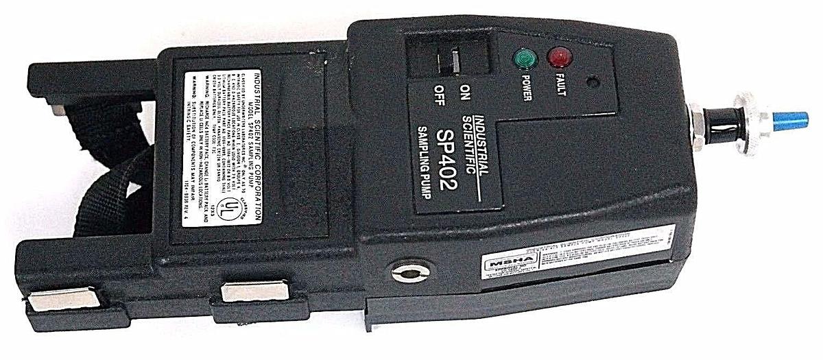 Used INDUSTRIAL SCIENTIFIC SP402 PERMISSIBLE SAMPLING PUMP