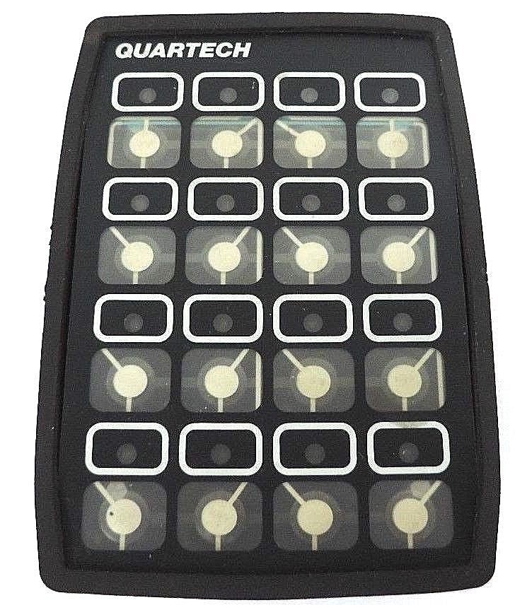 Used QUARTECH 8652 PLC PROGRAMMING INTERFACE 16-KEY 5VDC