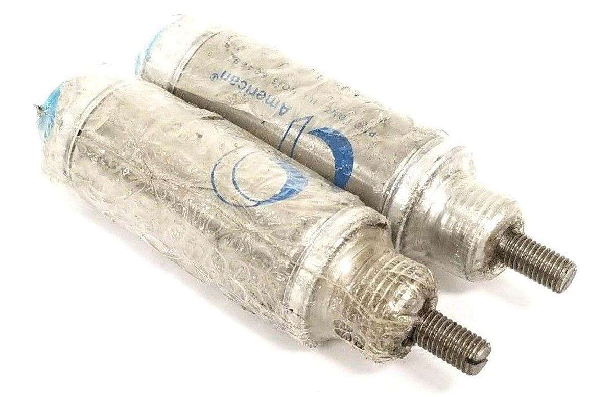 Used LOT OF 2 NEW AMERICAN 875SNS-0.50 AIR CYLINDERS 1/2'' STROKE 7/8'' BORE