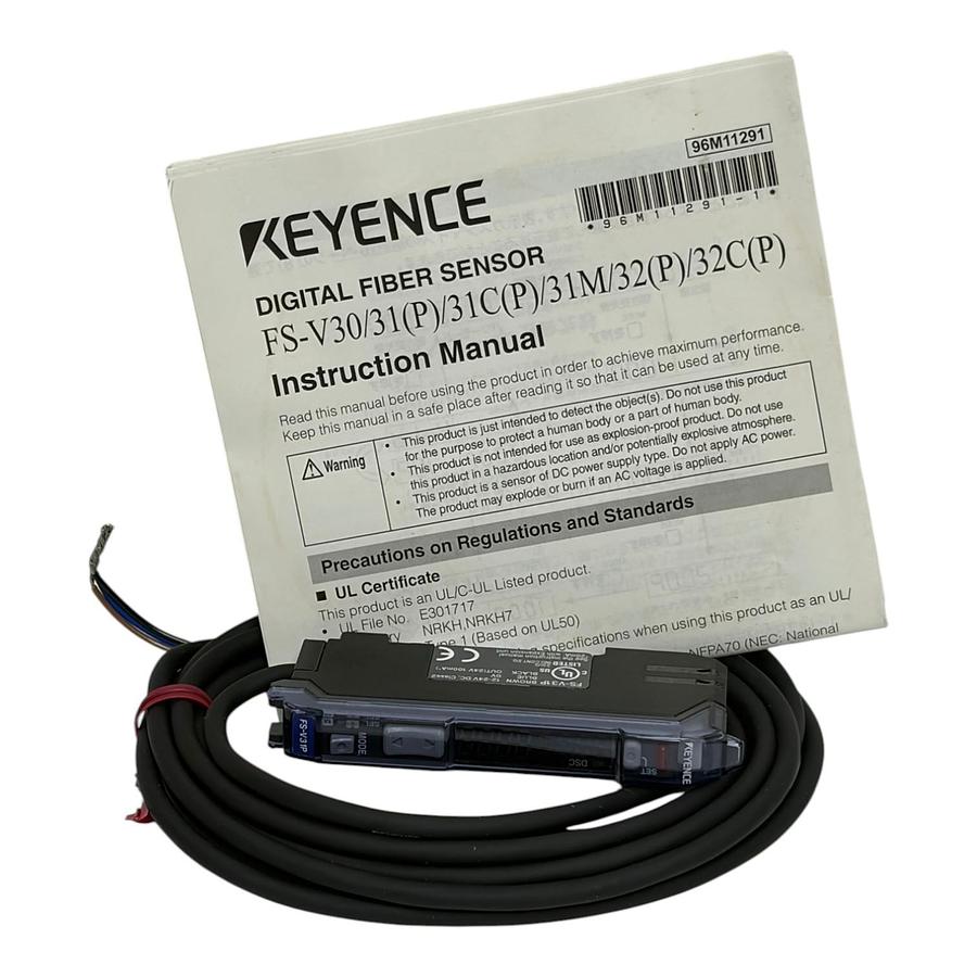 Keyence FS-V31P Digital Fiber Optic Sensor Amplifier Main Unit PNP New