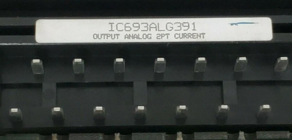 Used GE FANUC IC693ALG391B OUTPUT MODULE 2PT CURRENT IC693ALG391