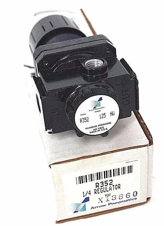 Used NIB ARROW PNEUMATICS R352 1/4 REGULATOR HW X13860