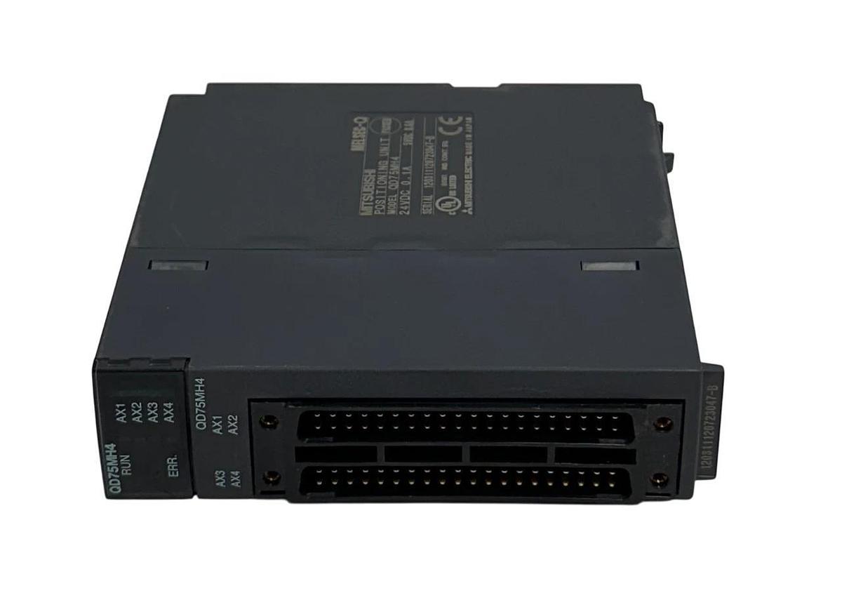 Used MITSUBISHI ELECTRIC QD75MH4 MELSEC-Q POSITIONING MODULE 4-AXIS 24VDC 0.1A USNP
