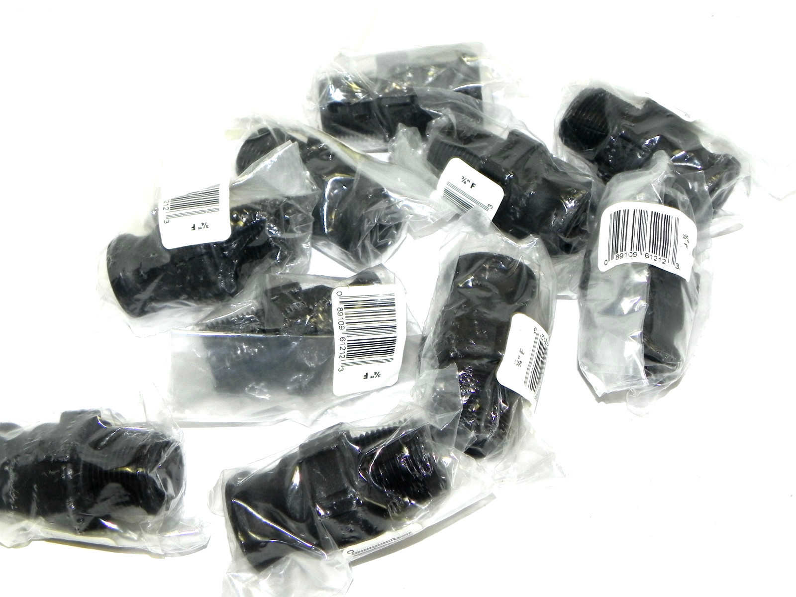 Used LOT OF 10 NEW 3/4'' F PLASTIC FITTINGS