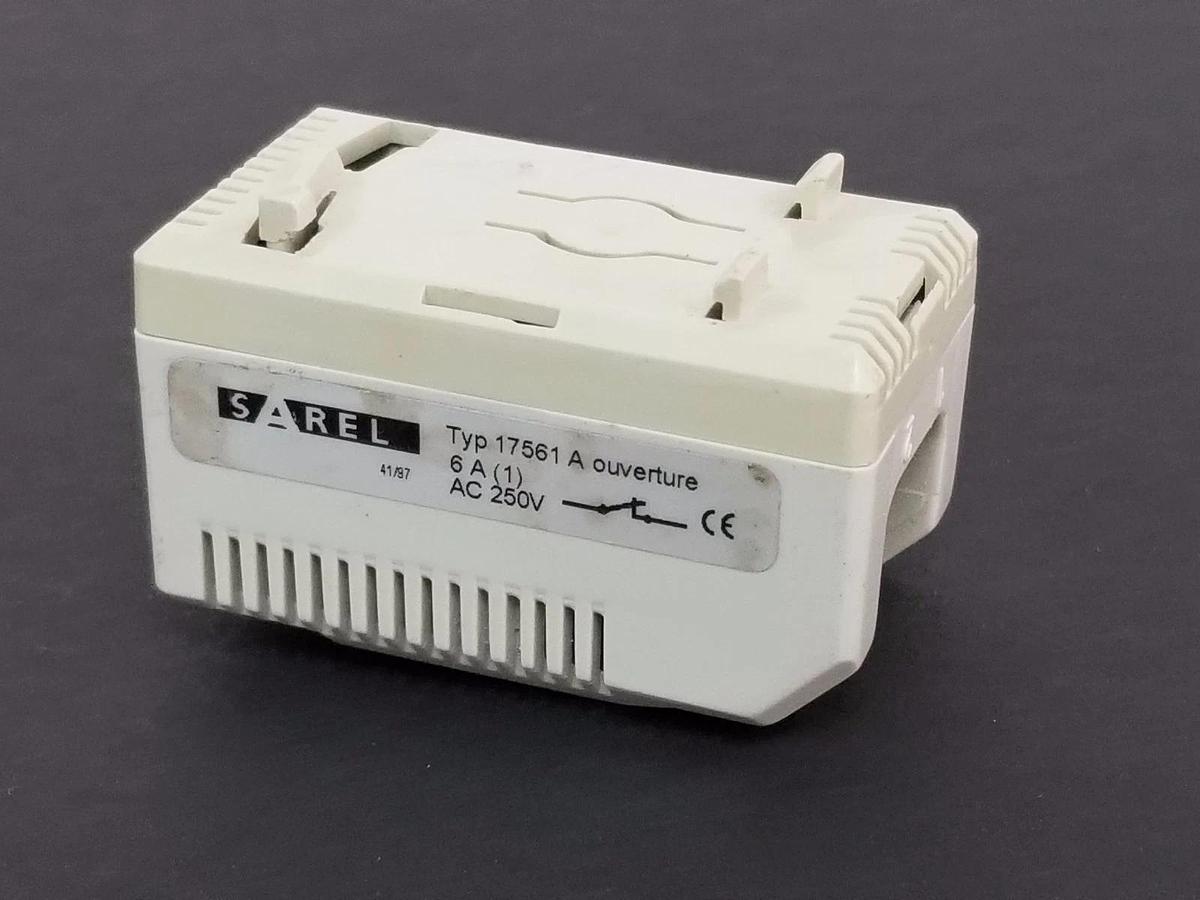Used SAREL TYPE 17561 A OUVERTURE TEMPERATURE SENSOR MODULE 250 VAC