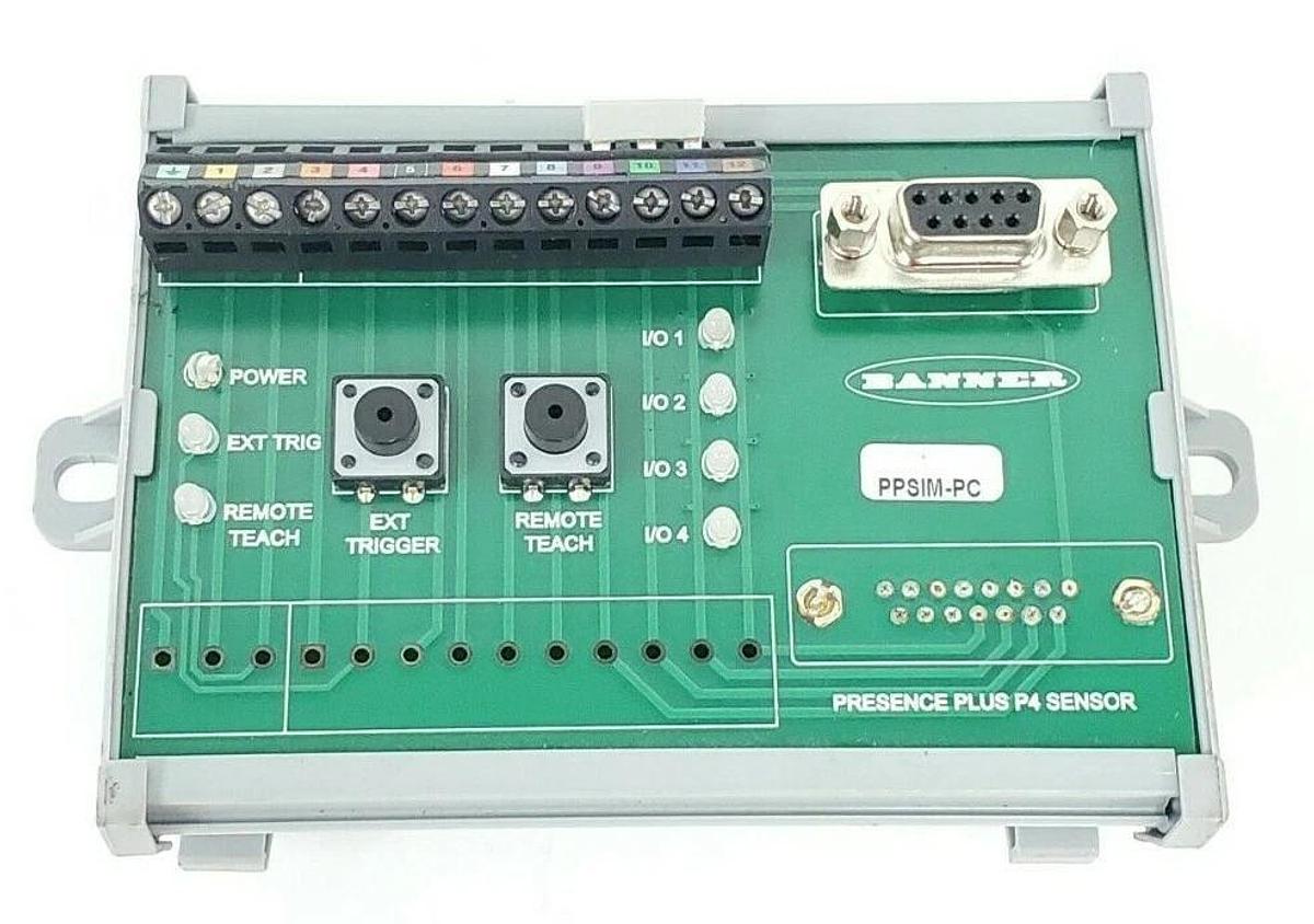 Used BANNER PPSIM-PC PRESENCE PLUS P4 SENSOR PPSIMPC (DAMAGED)