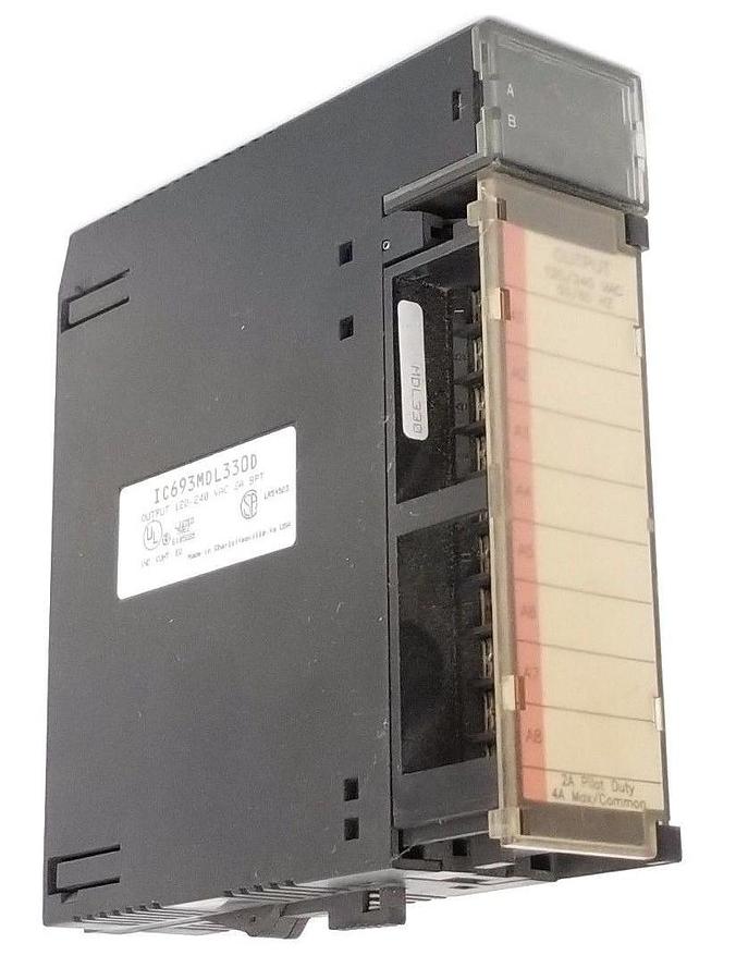 Used GE FANUC IC693MDL330D OUTPUT MODULE 120/240VAC, 2A, 8 PT