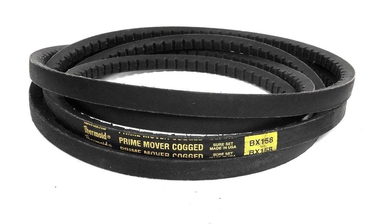 NEW THERMOID BX158 PRIME MOVER COGGED BELTS