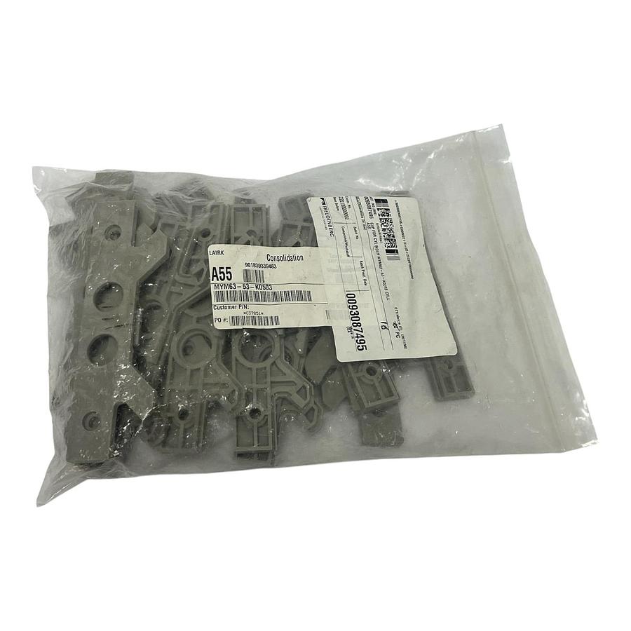 Used Lot of 16 SMC MYM63-53-K0503 Carriage End Caps MY1M Rodless Cylinder Spares New