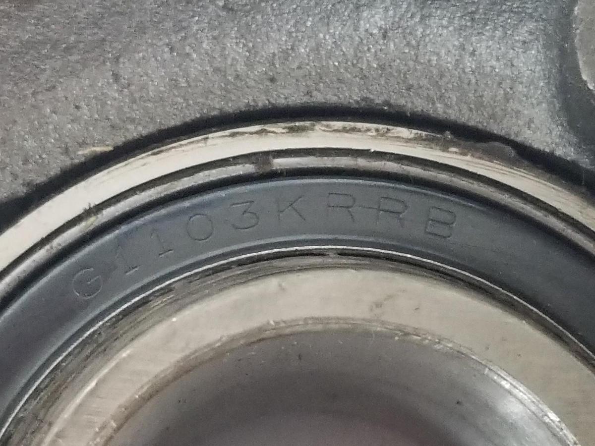 Used NEW TIMKEN G1103KRRB BALL INSERT BEARING W/ FAFNIR S1103K SHAFT BEARING