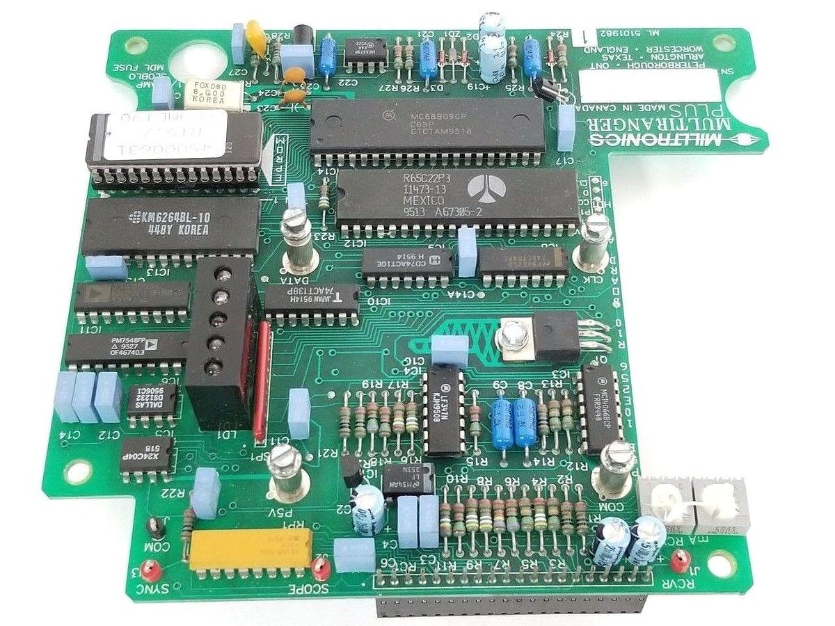 Used MILLTRONICS 5101982 MULTIRANGER PLUS BOARD ML 5101982 1 R24