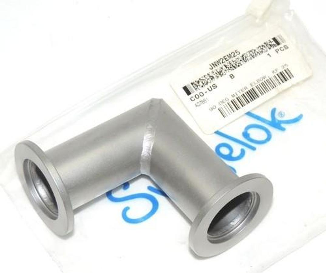 LOT OF 2 NEW SWAGELOK JNW2EM25 90 DEGREE MITER ELBOW