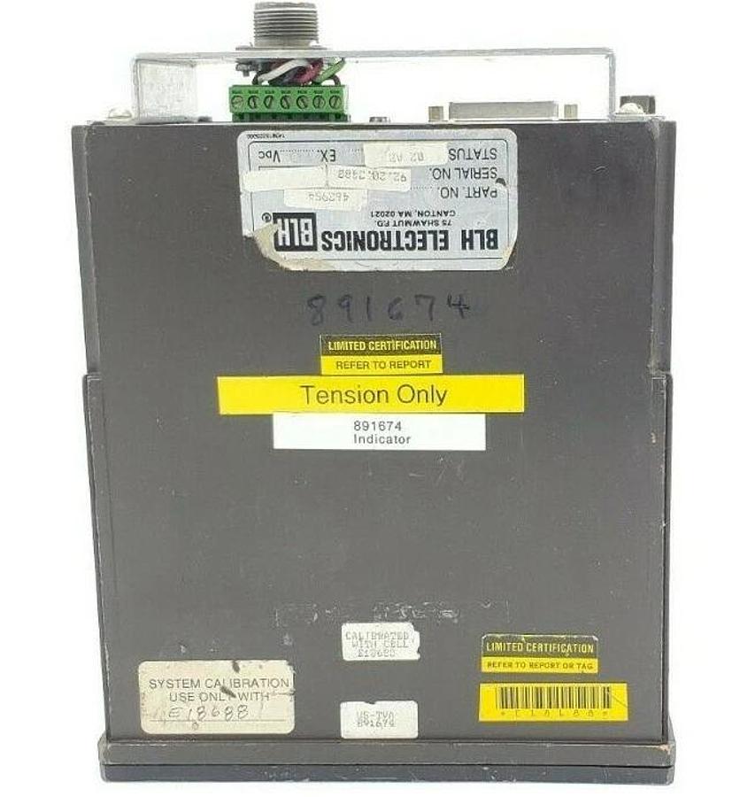 Used BLH ELECTRONICS 462954 LCI WEIGHT INDICATOR 891674 (FOR USE WITH E18688)