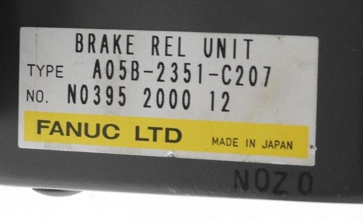 Used FANUC A05B-2351-C207 BRAKE RELEASE UNIT W/ CABLE A05B2351C207