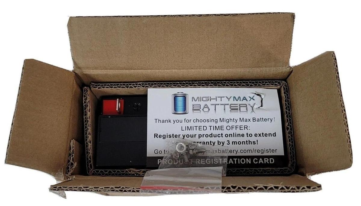 Used LOT OF 2 NEW MIGHTY MAX ML18-12 BATTERIES 12V 18Ah ML1812