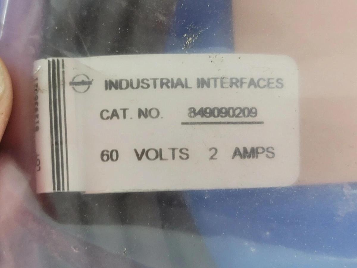 Used NEW INDUSTRIAL INTERFACES 849090209 CABLE ASSEMBLY 2 AMP 60 VOLT 16 FT