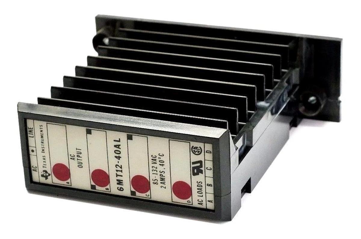 Refurbished TEXAS INSTRUMENTS 6MT12-40AL AC OUTPUT 85-132VAC 2AMPS 40°C 6MT1240AL REPAIRED
