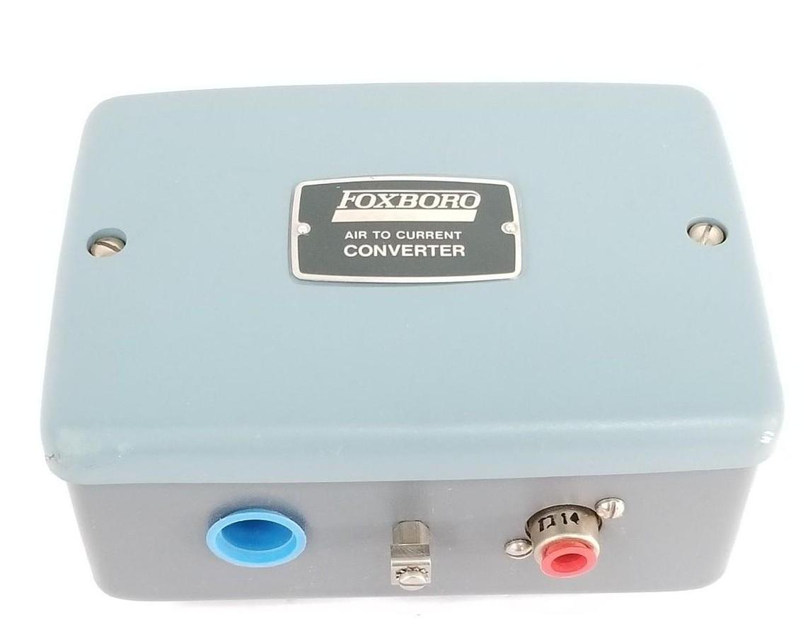 NEW FOXBORO E92-FFN2H AIR TO CURRENT CONVERTER STYLE: A 63-100VDC 3-15PSI