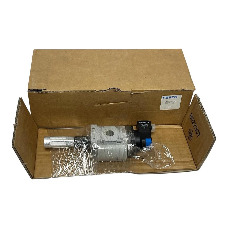 Festo MS4-EE-1/4-V24-S On-Off Valve 527709 Electrical 24VDC G1/4