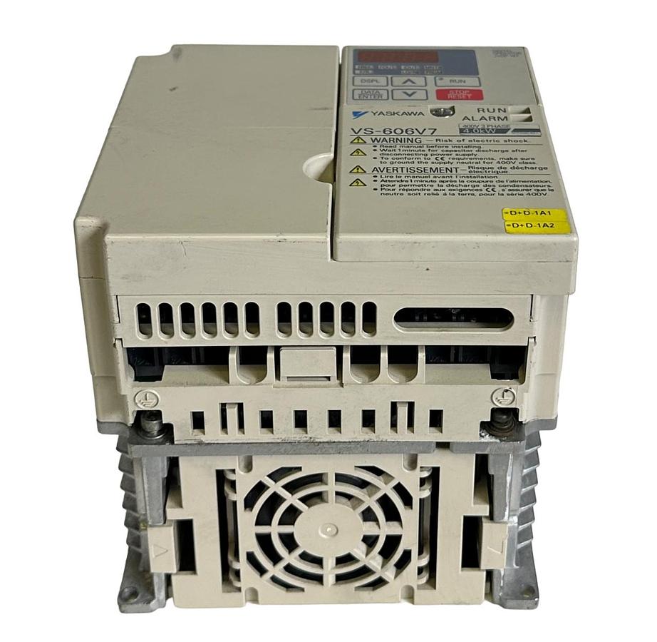 Used YASKAWA CIMR-V7CC44P0 / VS-606V7 AC DRIVE 380-460V 50/60Hz 12A JVOP-147