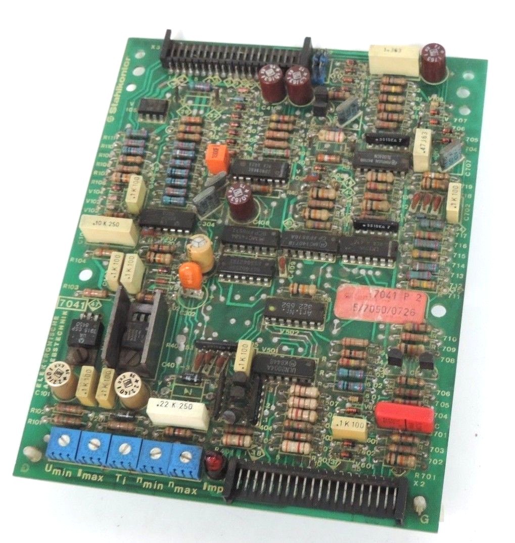 Used LENZE 7041P2 PC BOARD STAHLKONTOR 7041 P 2, 5/7050/0726