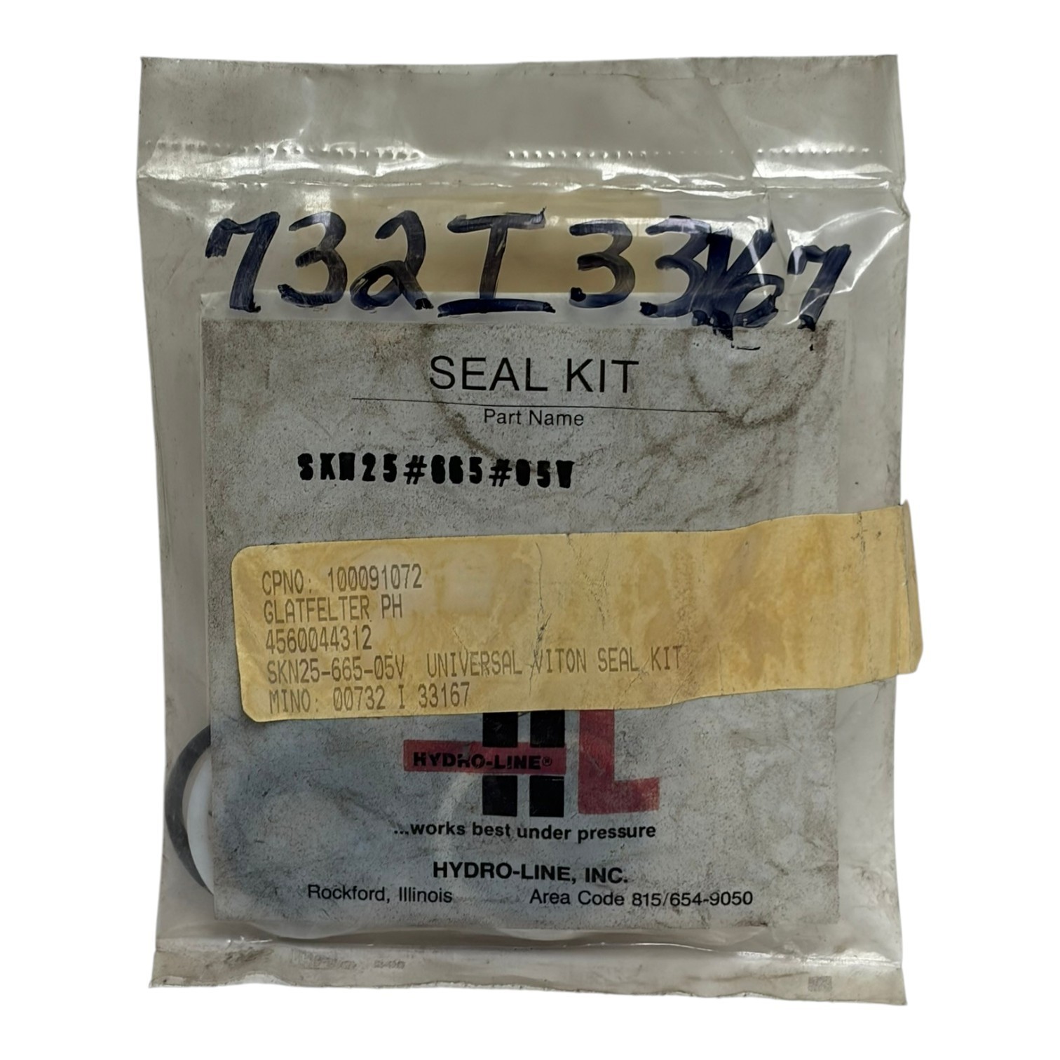 Hydro-Line SKN25-665-05V Universal Viton Seal Kit 100091072 New Surplus