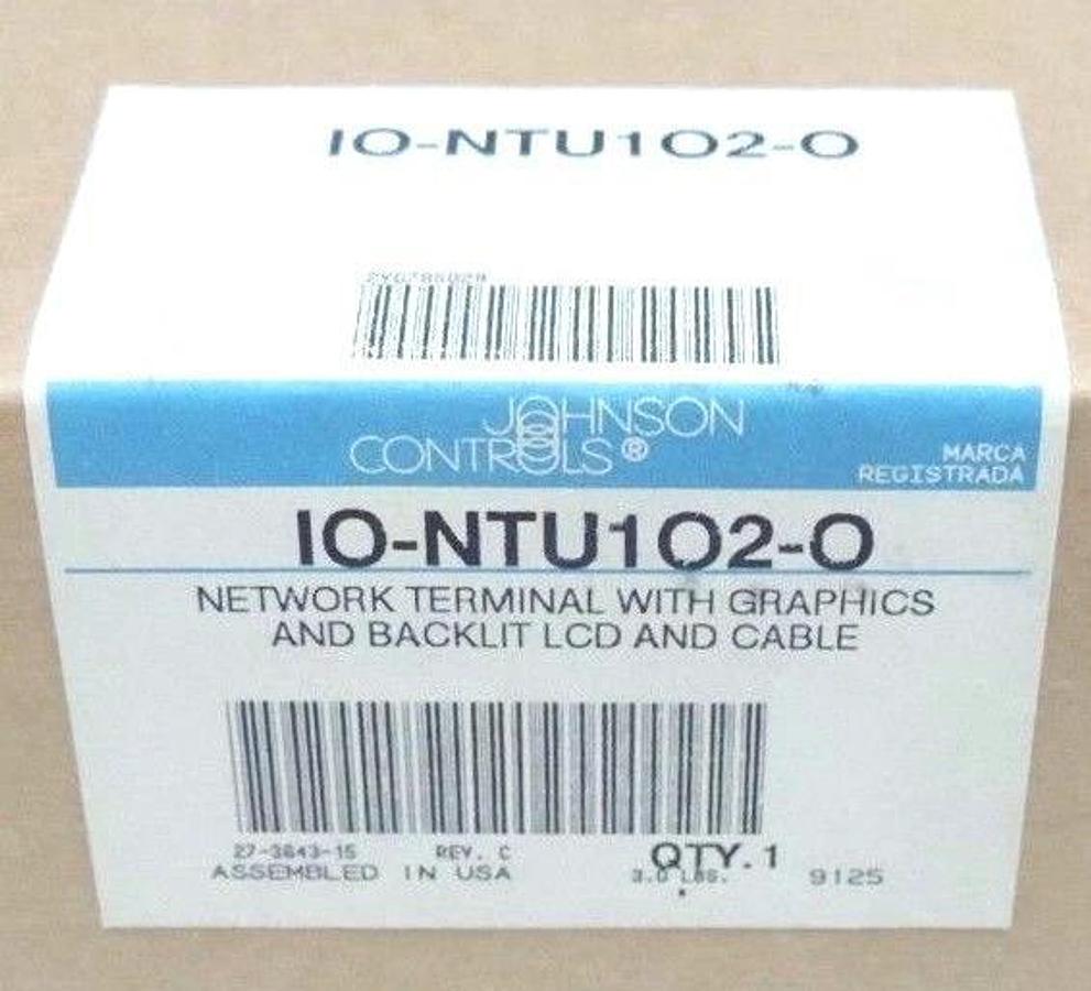 Used NEW SEALED JOHNSON CONTROLS IO-NTU102-0 REV. C NETWORK TERMINAL IONTU1020