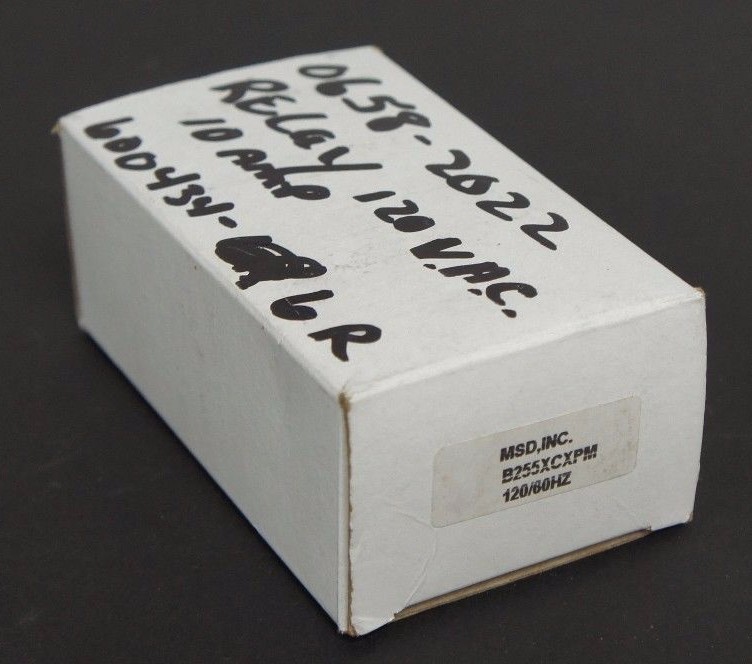 NIB MSD INC B255XCXPM RELAY 120V, 60HZ