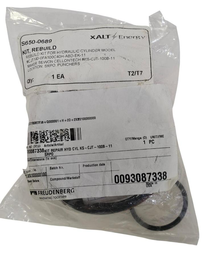 Used NEW FREUDENBERG 0093087338 REPAIR KIT HYD CYL KS-CJT-100B-11 SRPO