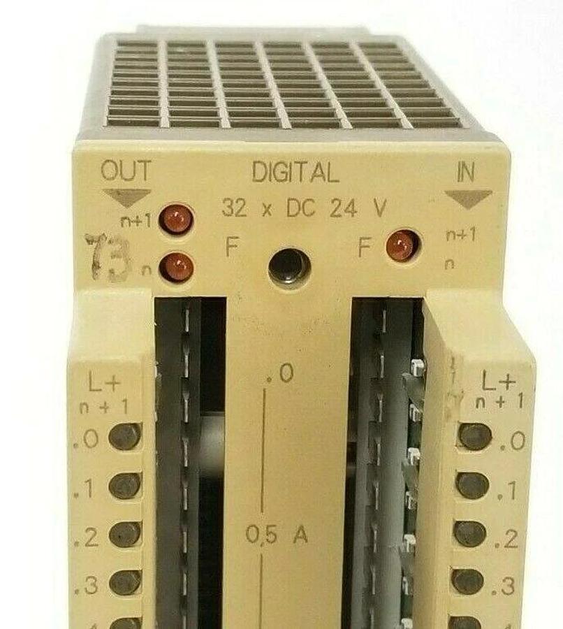 Used SIEMENS 6ES5 482-8MA13 SIMATIC S5 DIGITAL I/O MODULE, 24VDC, 6ES54828MA13