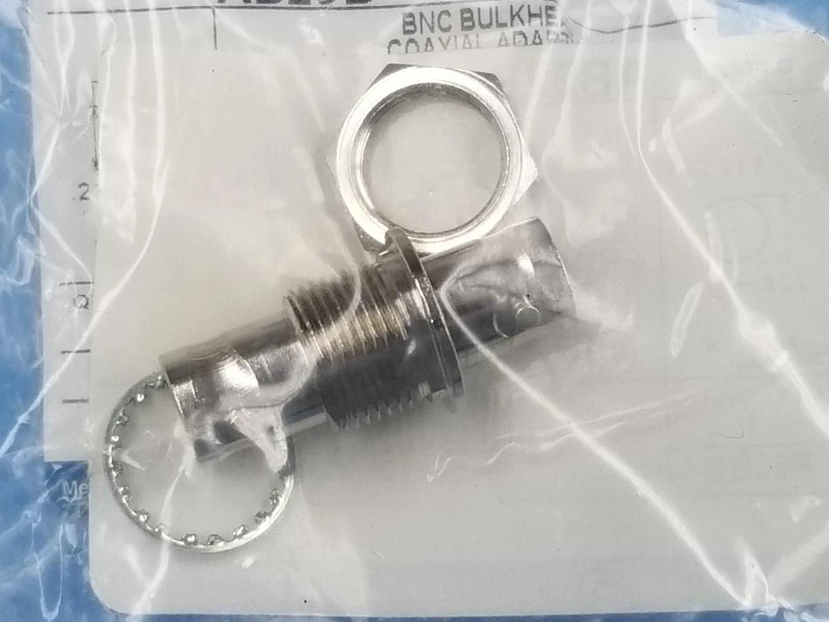 Used LOT OF 3 NIB THOMAS & BETTS AB2JB BNC BULKHEAD COAXIAL ADAPTERS