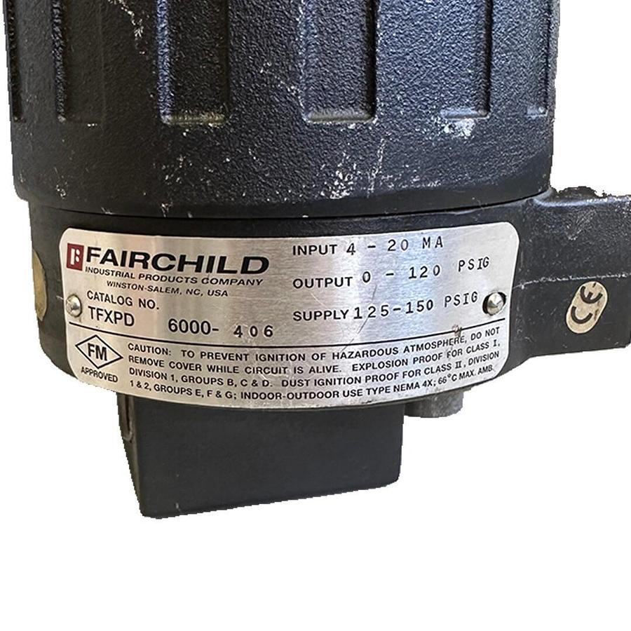 Used FAIRCHILD TFXPD6000-406 / TFXPD6000406 EXPLOSION PROOF TRANSDUCER 4-20MA