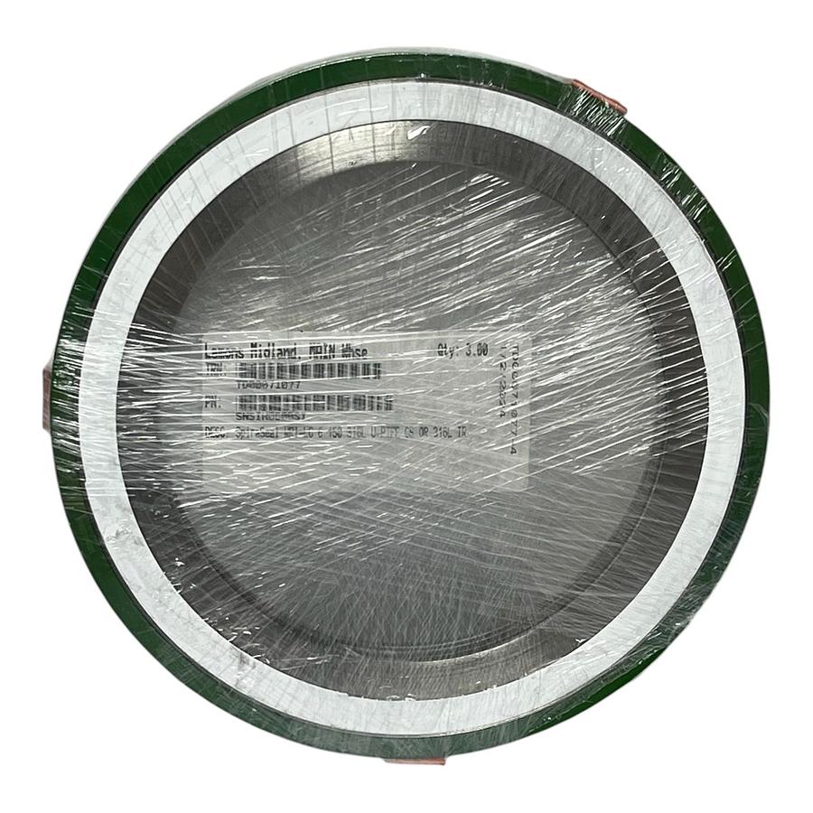 Used Lot of 4 Lamons SNSIH060BSI Spiral Wound Gaskets 6 Inch 150 Class 316L PTFE New