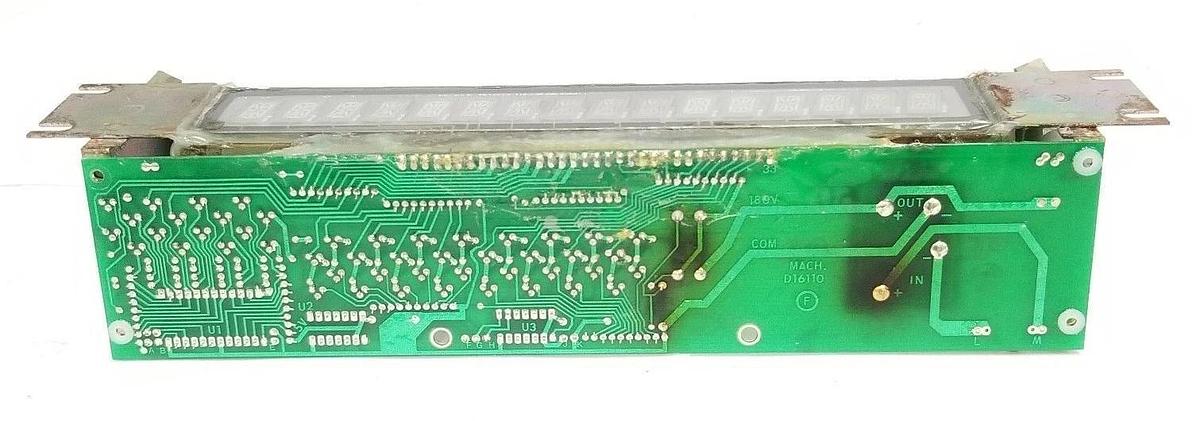 Used AVTRON A14449 DISPLAY CONTROL BOARD REV. E, 90455 , D15757 , A14914