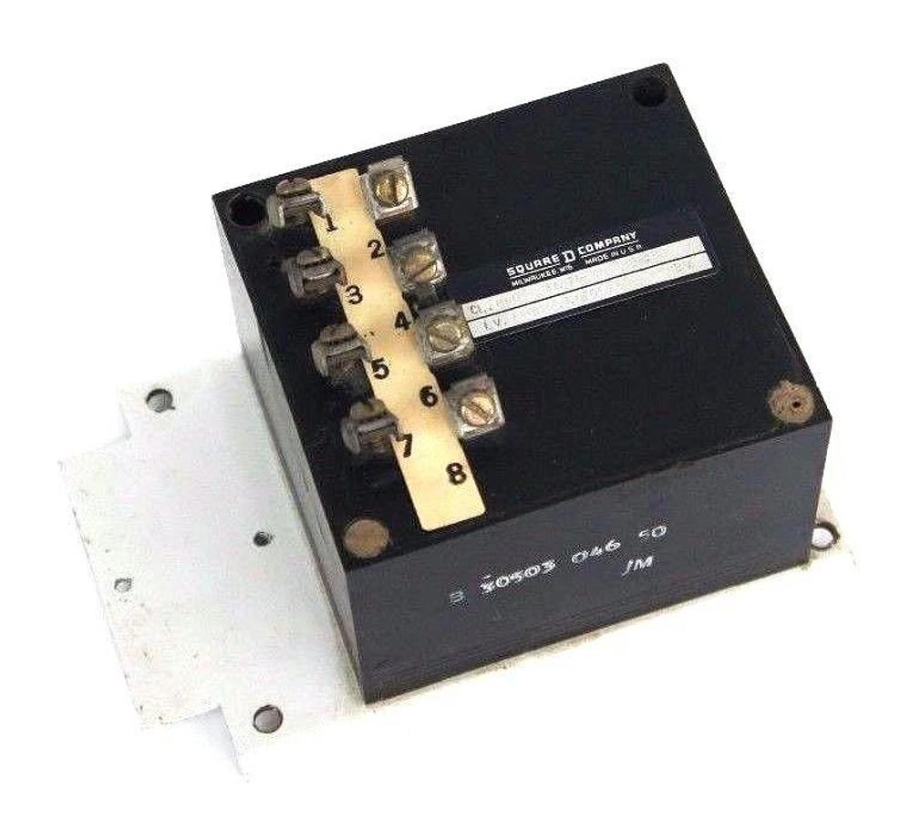 Used SQUARE D 8501T020 RELAY SER. B LV. 120 HZ. 50/60 CL. 8501 TY. T0-20