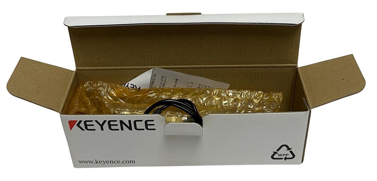 Used KEYENCE CA-DBB13 / CADBB13 OEM BLUE BAR LIGHT 132mm NO PLATE 24VDC 7.3W NSMP