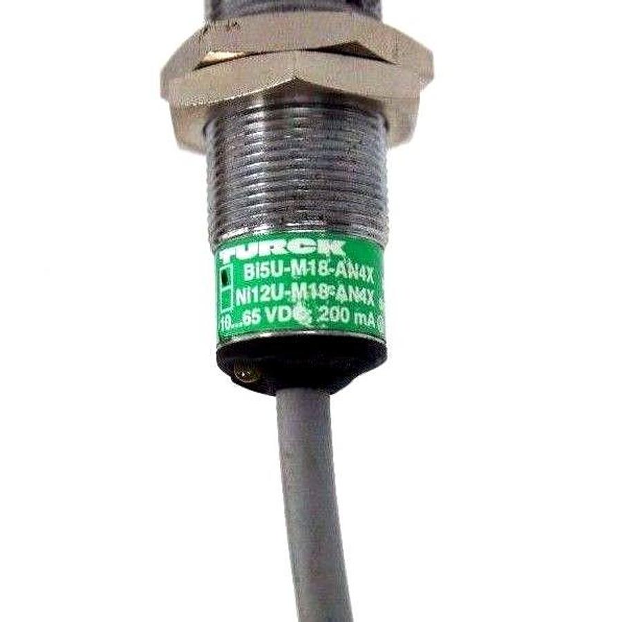 Used TURCK BI5U-M18-AN4X PROXIMITY SWITCH INDUCTIVE NI12U-M18-AN4X 10..65VDC 200MA