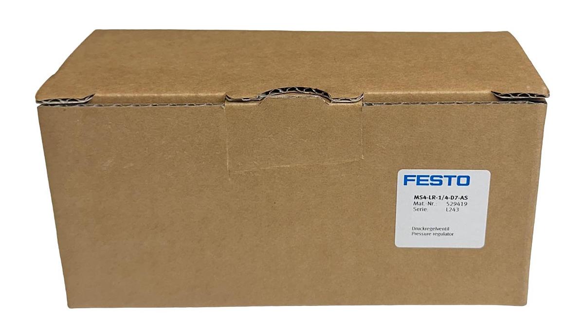 Used NEW FESTO MS4-LR-1/4-D7-AS / 529419 PRESSURE REGULATOR 1/4'' NPT NSMP