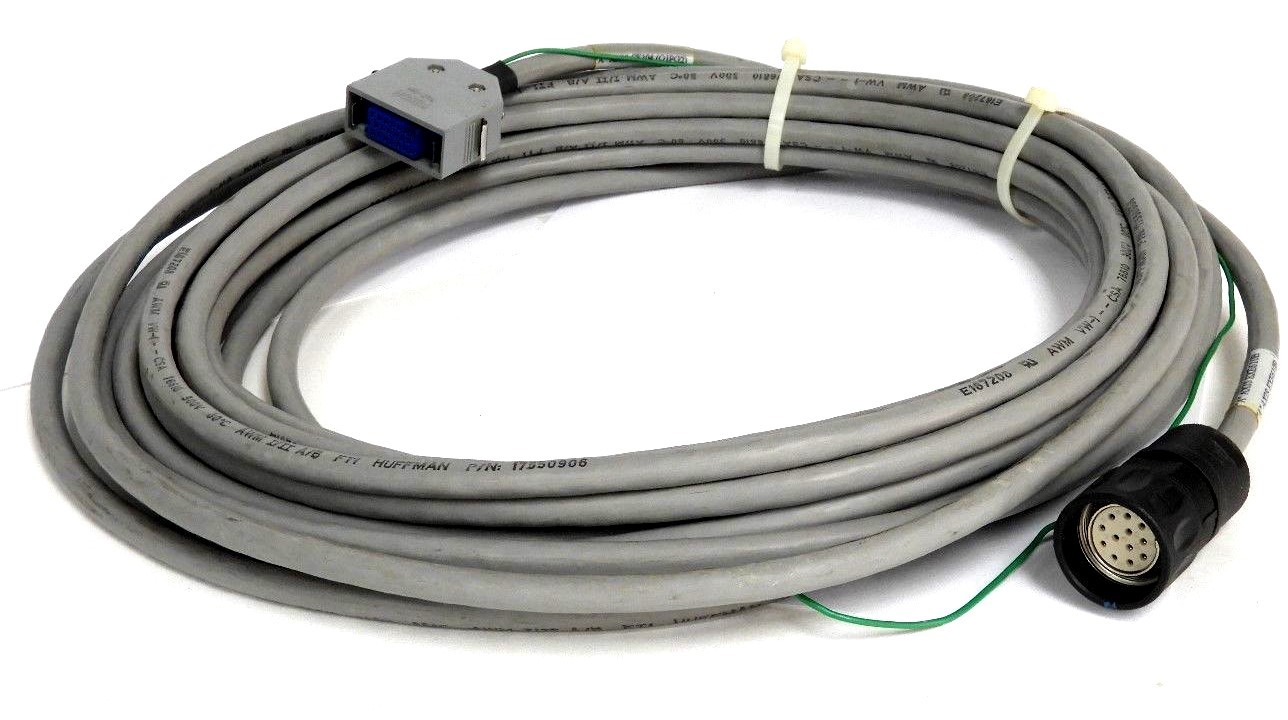 Used NEW HUFFMAN 17550906 AXIS CABLE ASSEMBLY W/ HONDA MR-20L FEMALE CONNECTORS