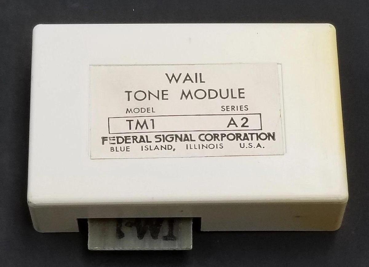 Used FEDERAL SIGNAL TM1 WAIL TONE MODULE SER. A2
