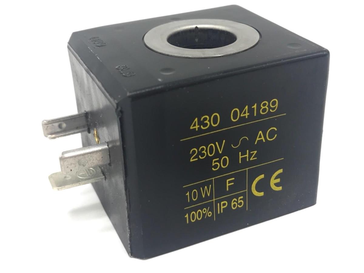 Used NEW ASCO JOUCOMATIC 430-04189 SOLENOID COIL 230VAC 50HZ 10W F, 11400051