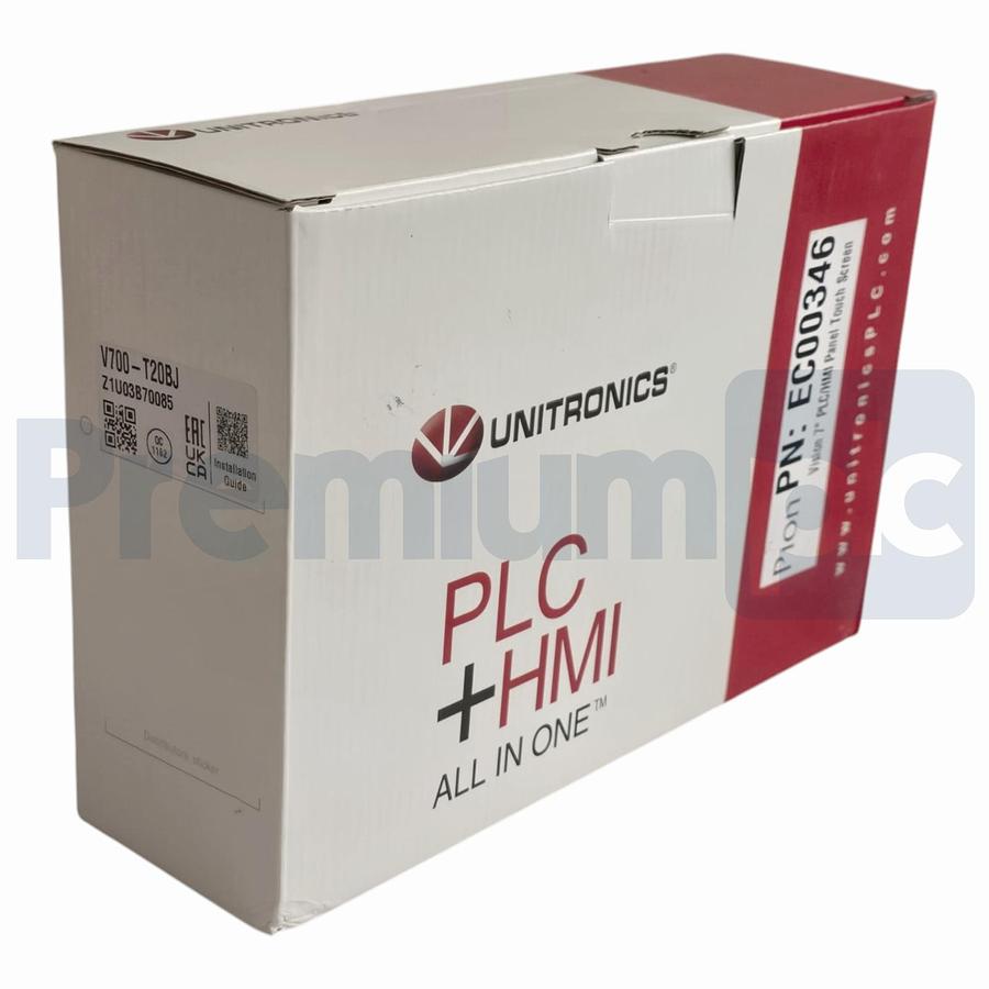 Used Unitronics V700-T20BJ Vision700 Programmable Logic Controller + HMI 7" NSMP
