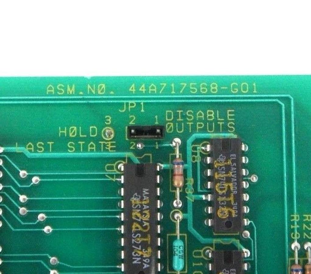 Used GENERAL ELECTRIC IC600YB923A 10-50V SINK MODULE W/LIGHTS IC600FP923A FACEPLATE
