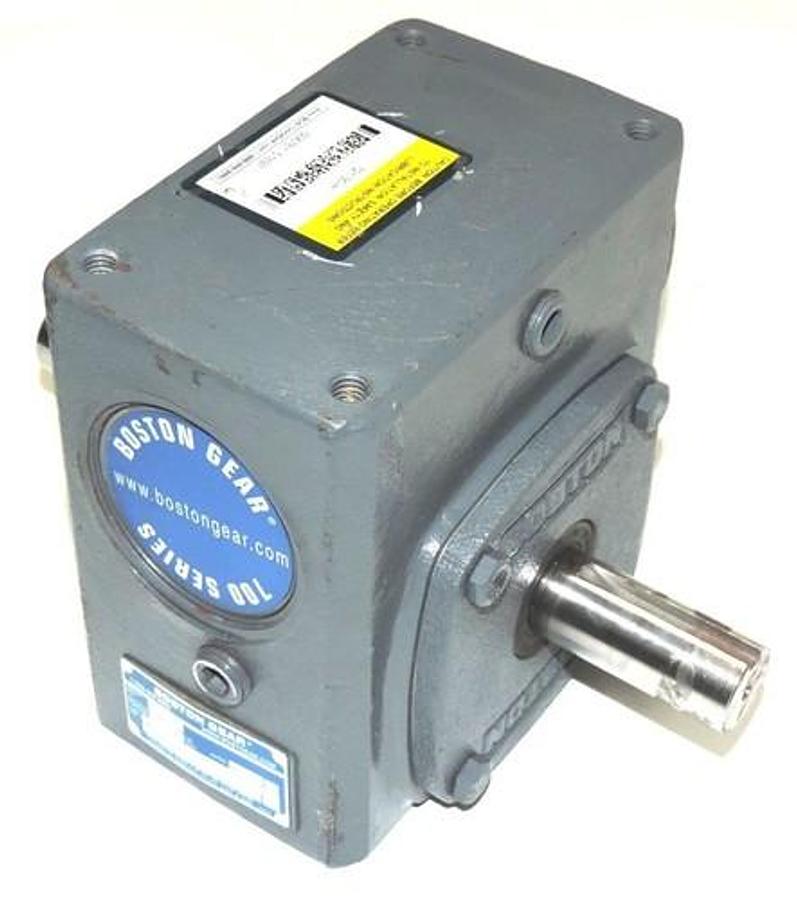 Used NEW BOSTON GEAR 721-30-H SERIES 700 REDUCER MOTOR INPUT .99 HP, OUTPUT 871 LB IN