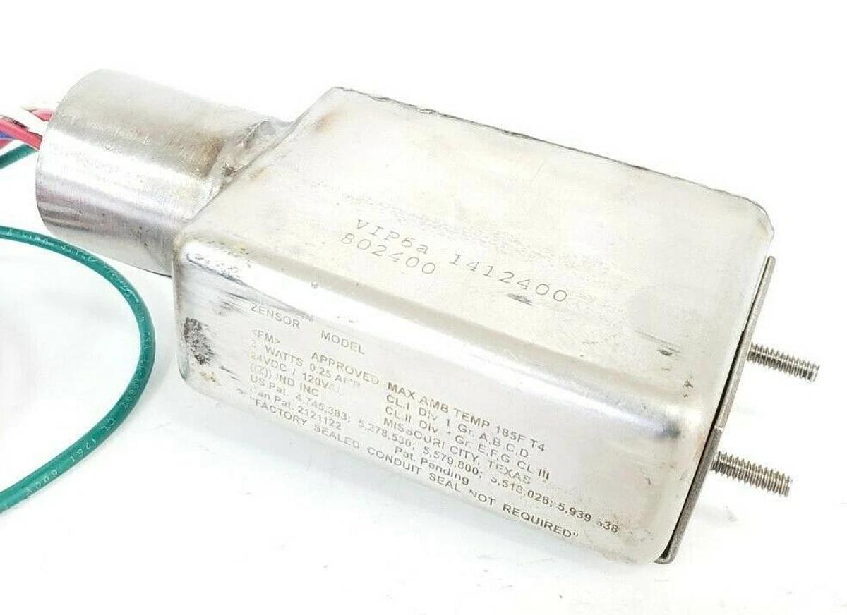 Used ZENSOR VIP6A 1412400 802400 PROXIMITY LIMIT SWITCH ASSEMBLY 0.25A 24VDC/120VAC