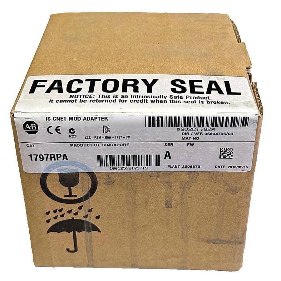 Used NEW SEALED ALLEN BRADLEY 1797-RPA /A Flex Ex IS CNET COAX MOD ADAPTER 1797RPA
