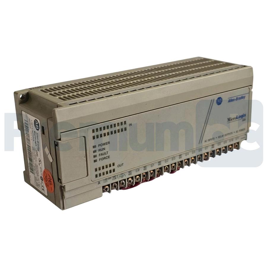 Used Allen Bradley 1761-L32AWA /D MicroLogix 1000 32-PT I/O Controller FRN 1.0 USPI