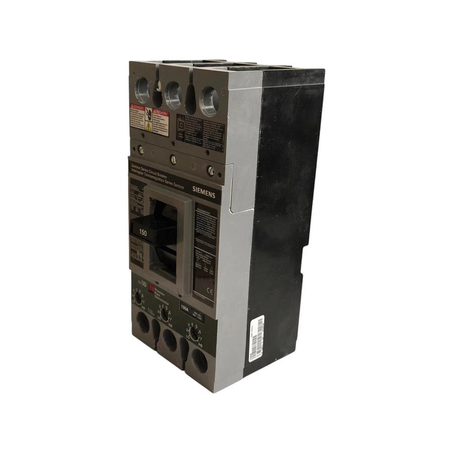SIEMENS HFXD63B150 SENTRON CIRCUIT BREAKER 3P/150A/600V~/65kA@480V~ w/TRIP NSMP 783643318144